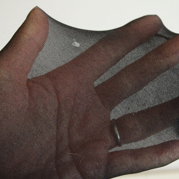 Vintage 1980s 1990s Pantyhose, Control Top Coloralls Basic Black, Size A-B, - Picture 10 of 10